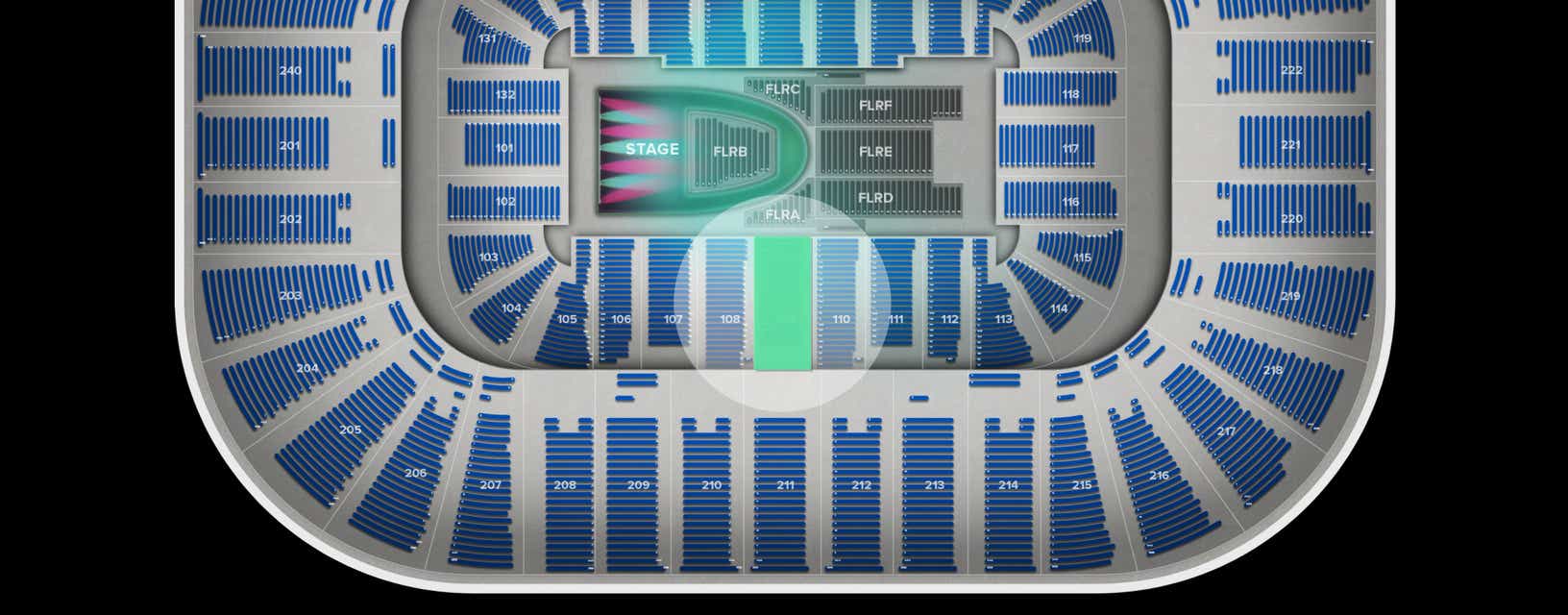 Seat view from Lower