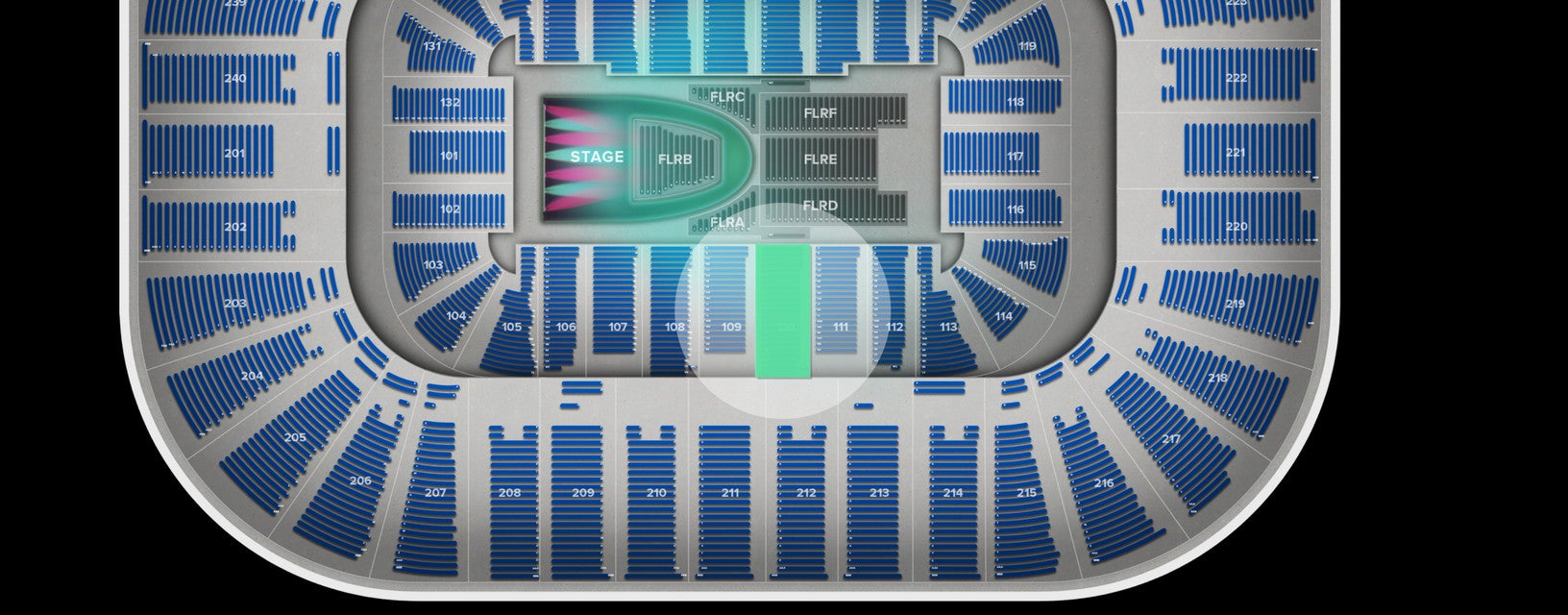 Seat view from Lower