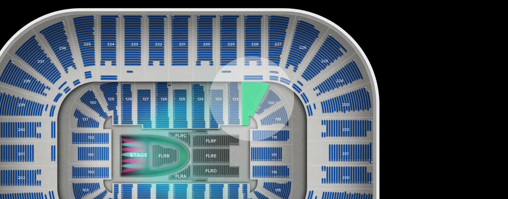 Seat view from Lower