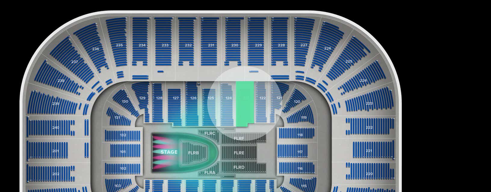 Seat view from Lower
