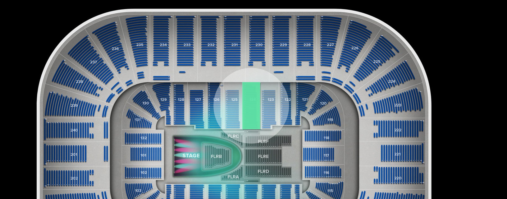 Seat view from Lower