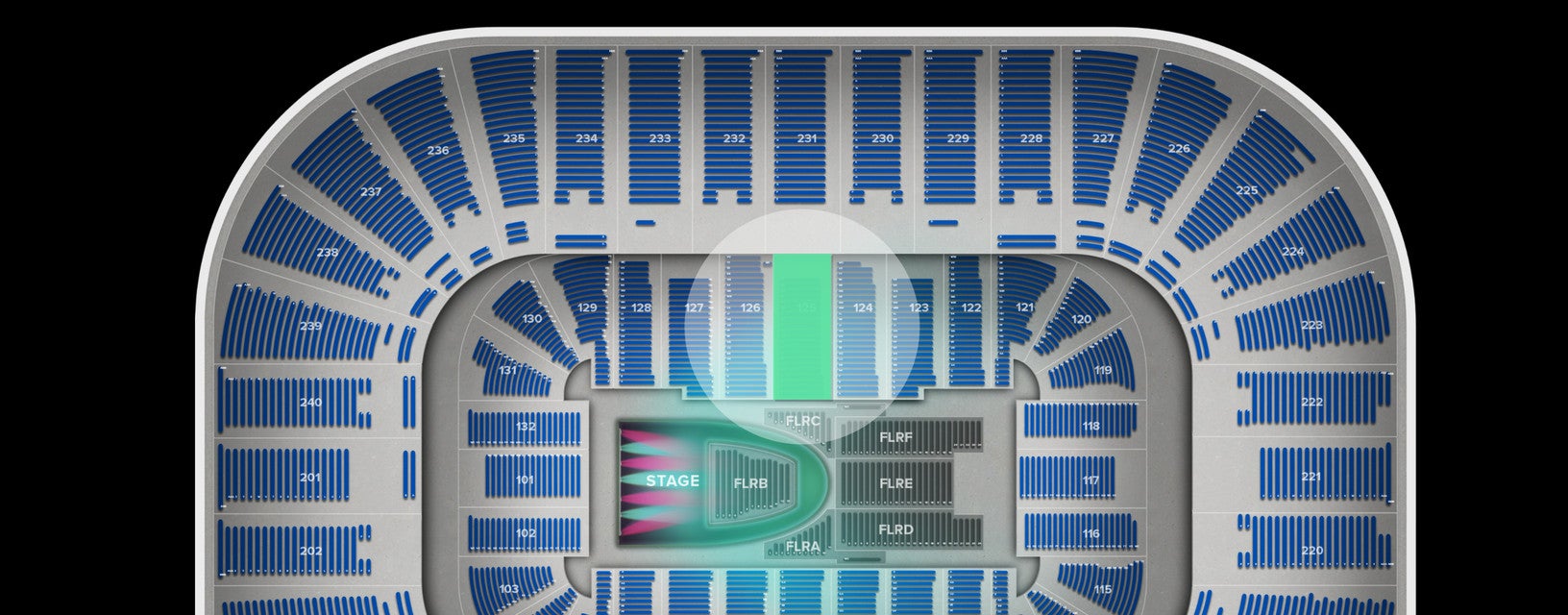 Seat view from Lower