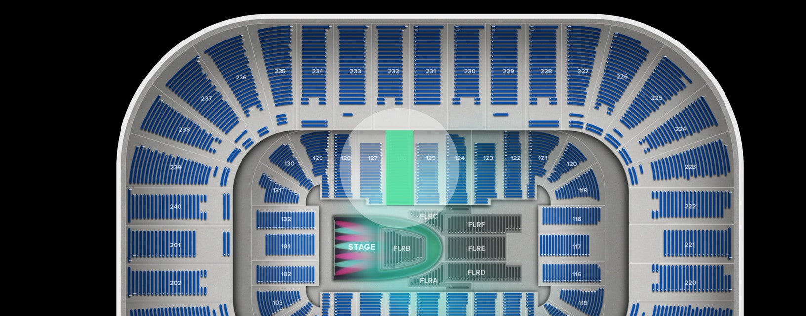 Seat view from Lower