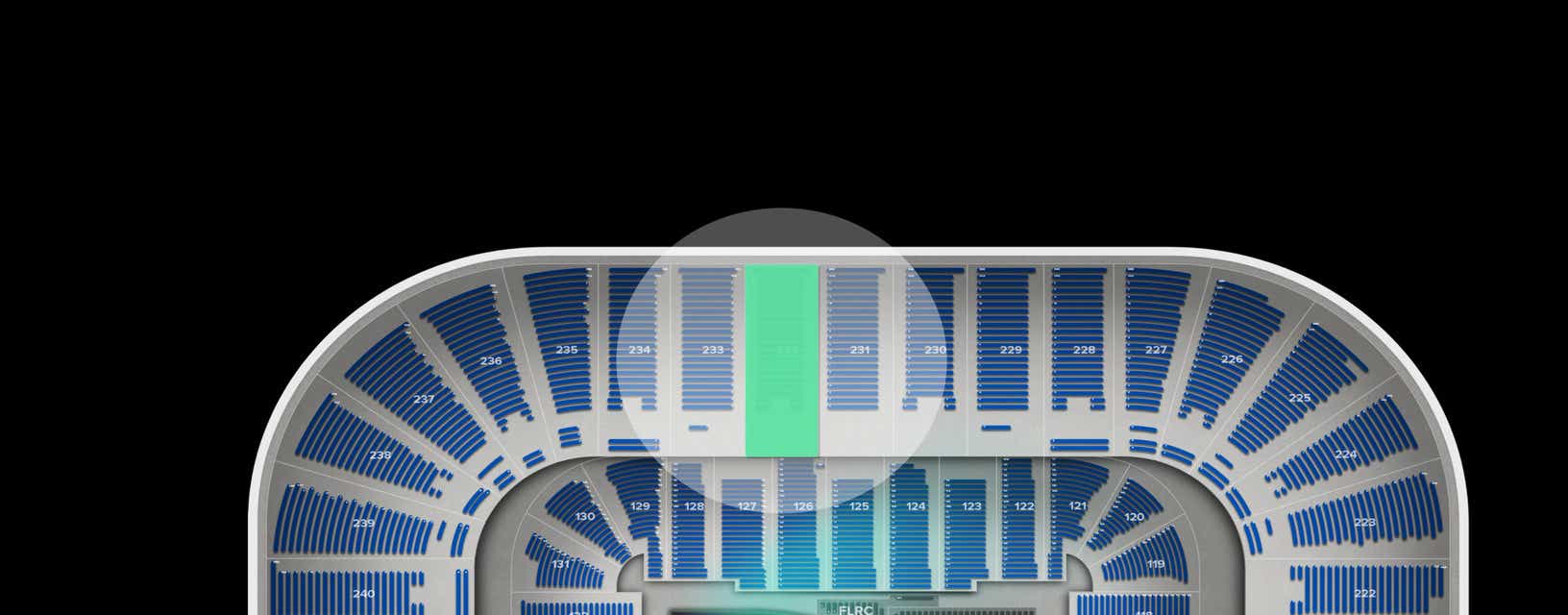 Seat view from Upper