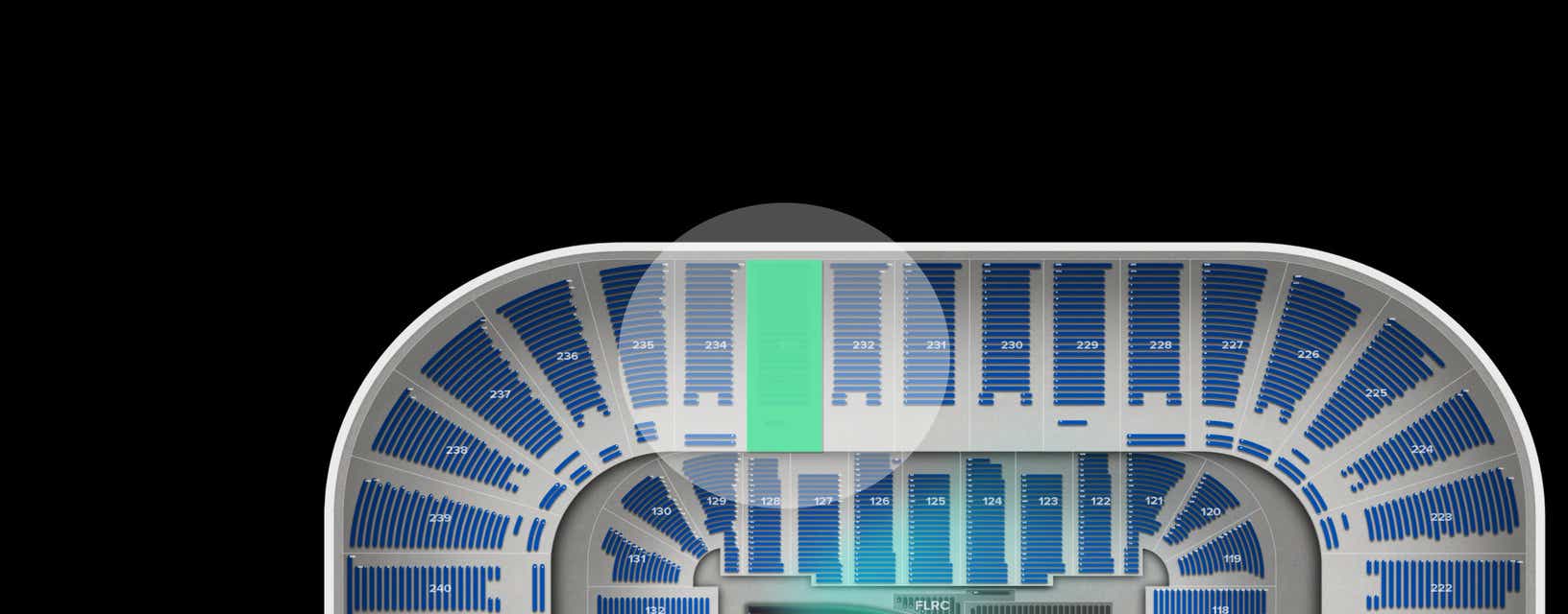 Seat view from Upper