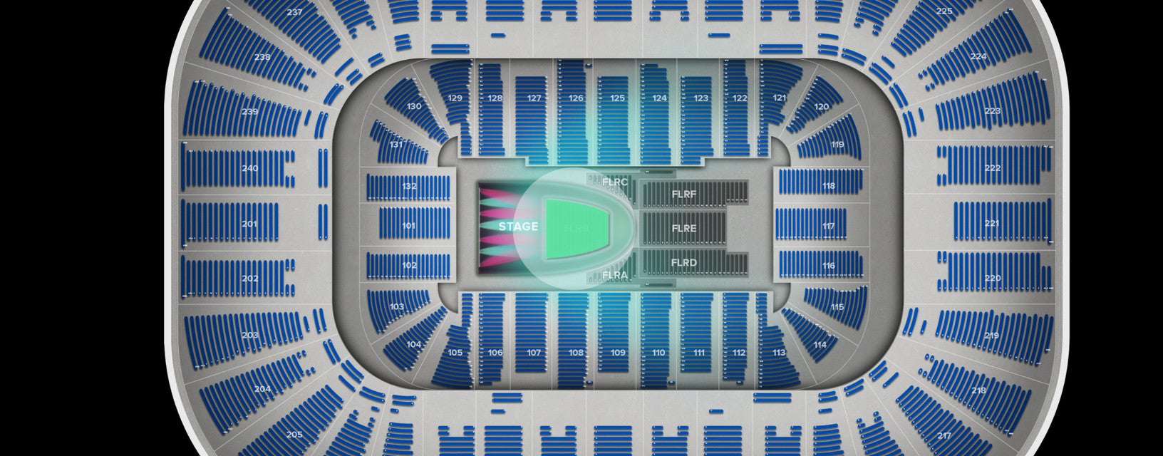 Seat view from Floor