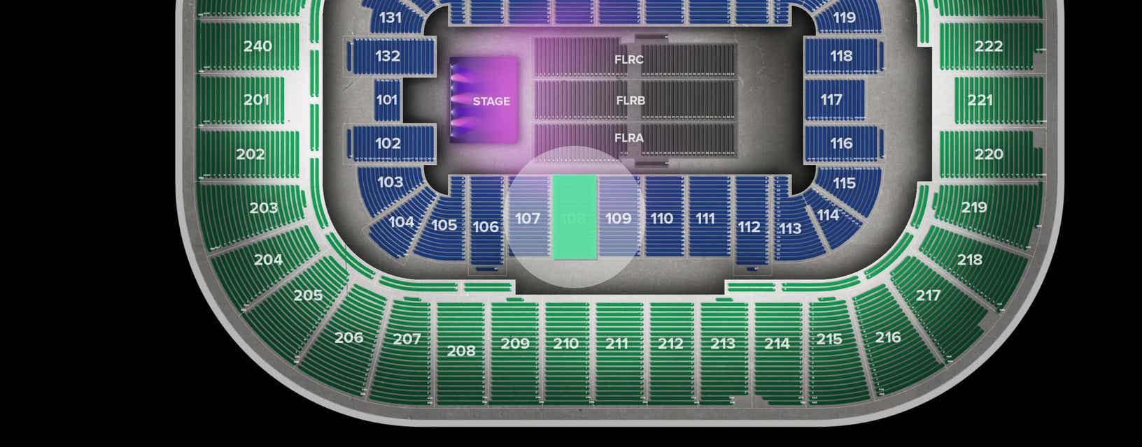 Seat view from Lower