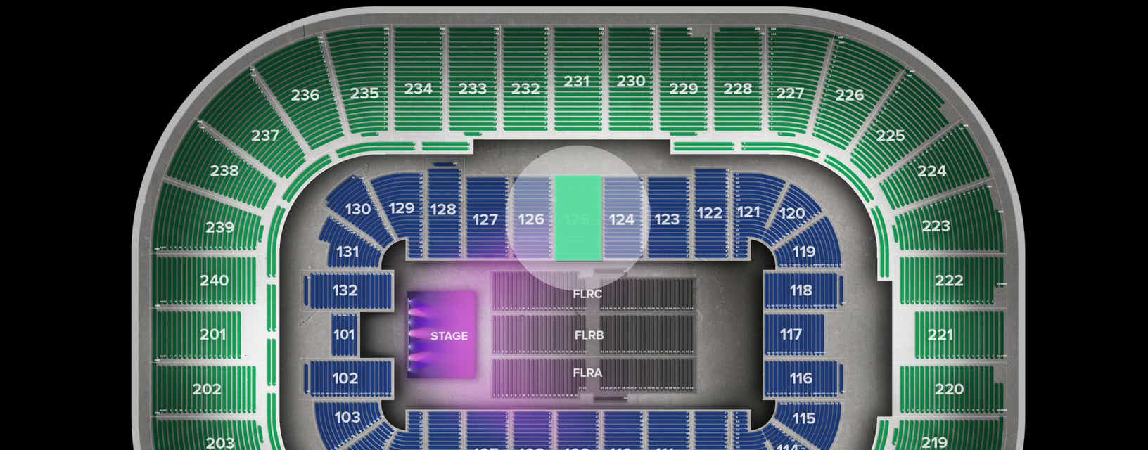 Seat view from Lower