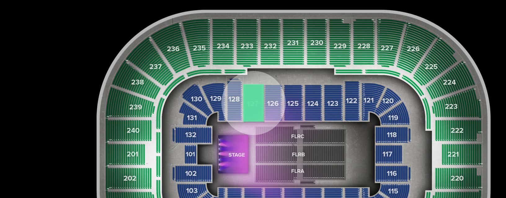Seat view from Lower