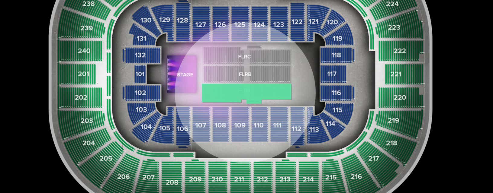 Seat view from Floor