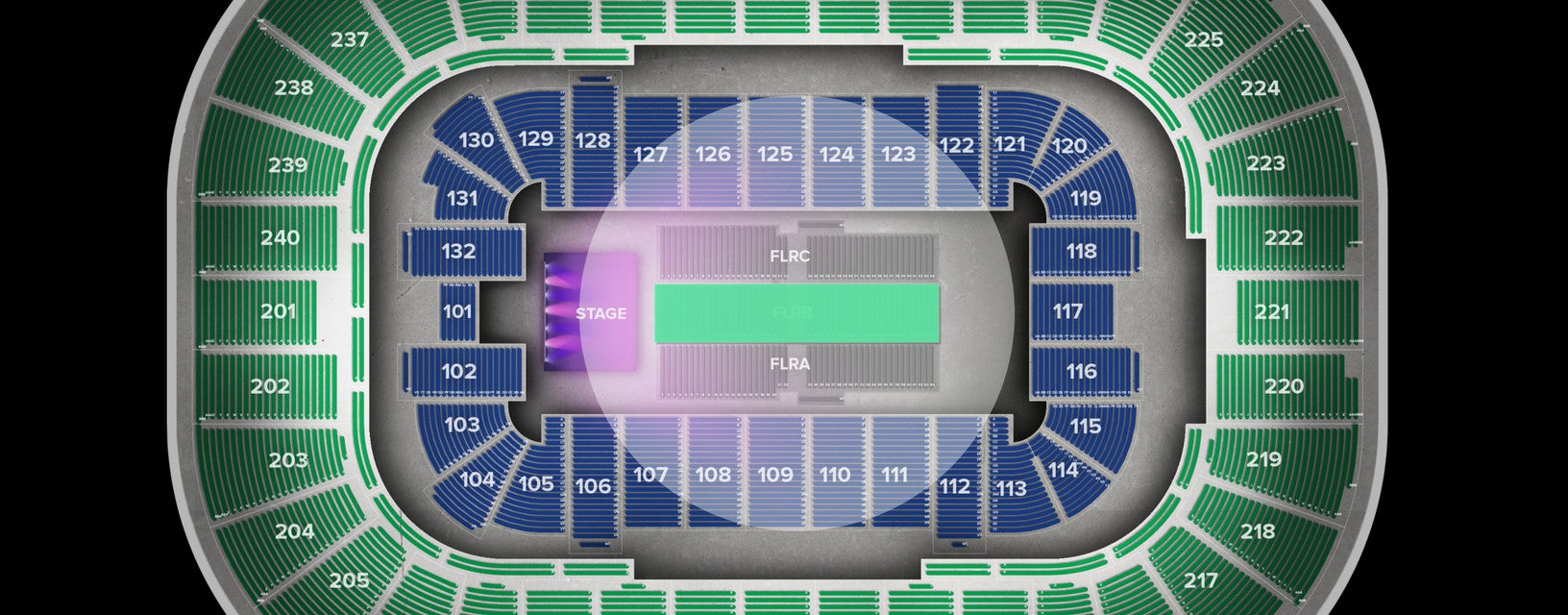 Seat view from Floor