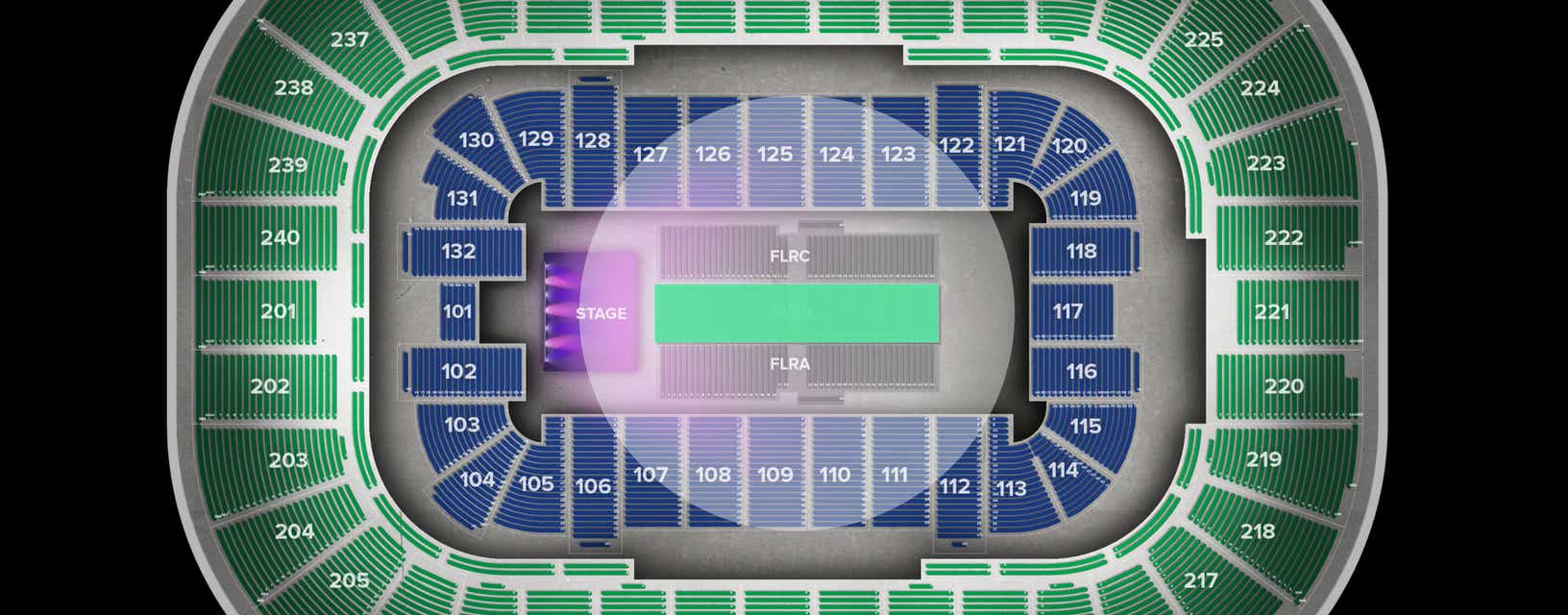 Seat view from Floor