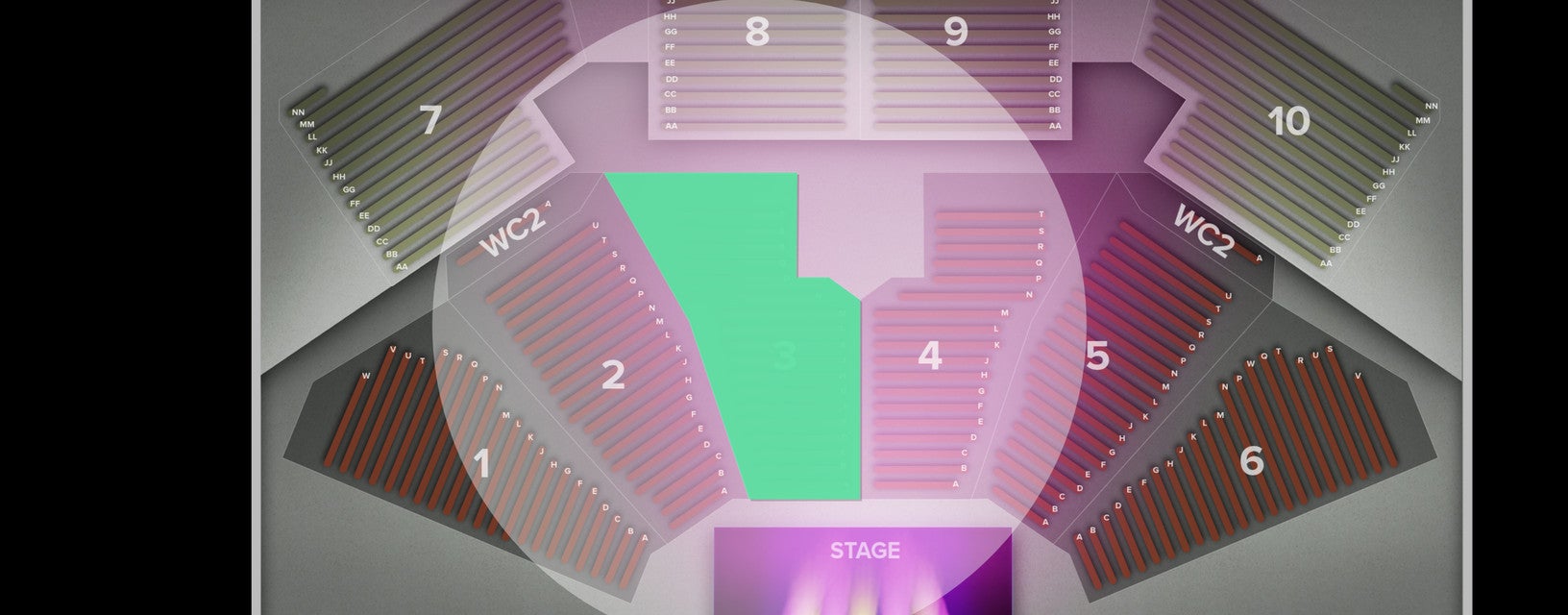Seat view from Section