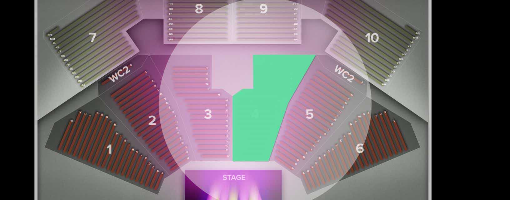 Seat view from Section