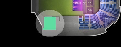 Seat view from Reserved Seating