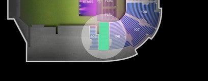 Seat view from Reserved Seating