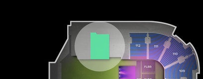 Seat view from Reserved Seating