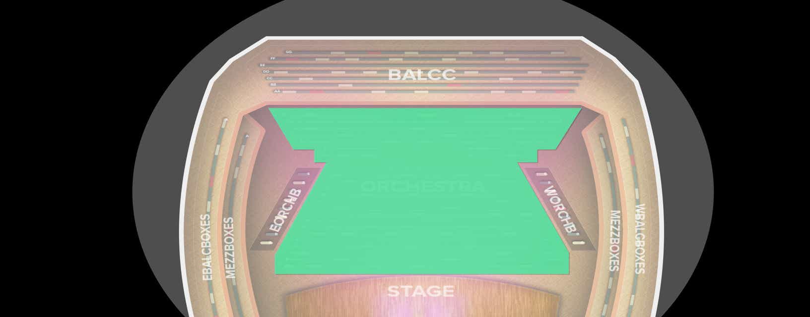 Seat view from Orchestra