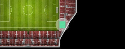 Seat view from East Stand