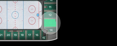 Seat view from Reserved Seating