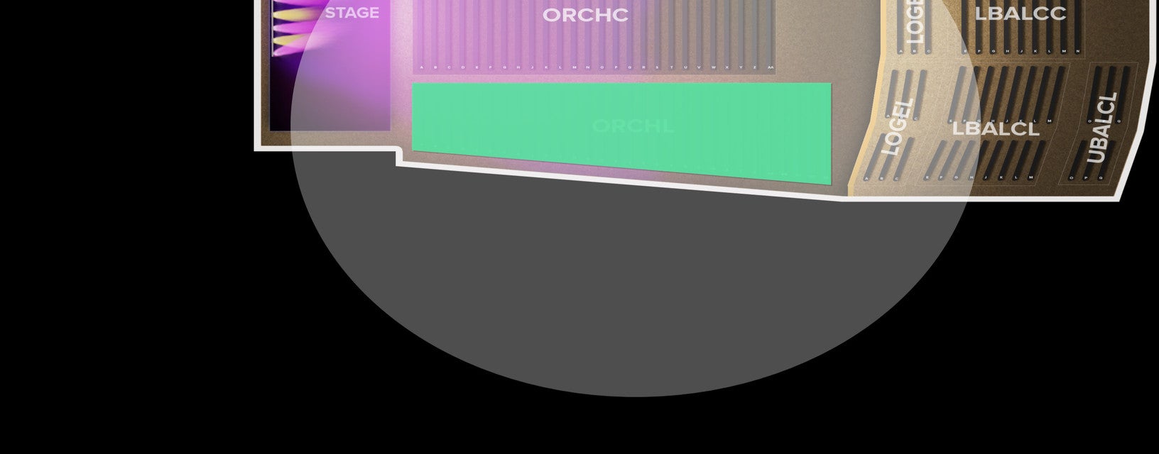 Seat view from Orchestra Left