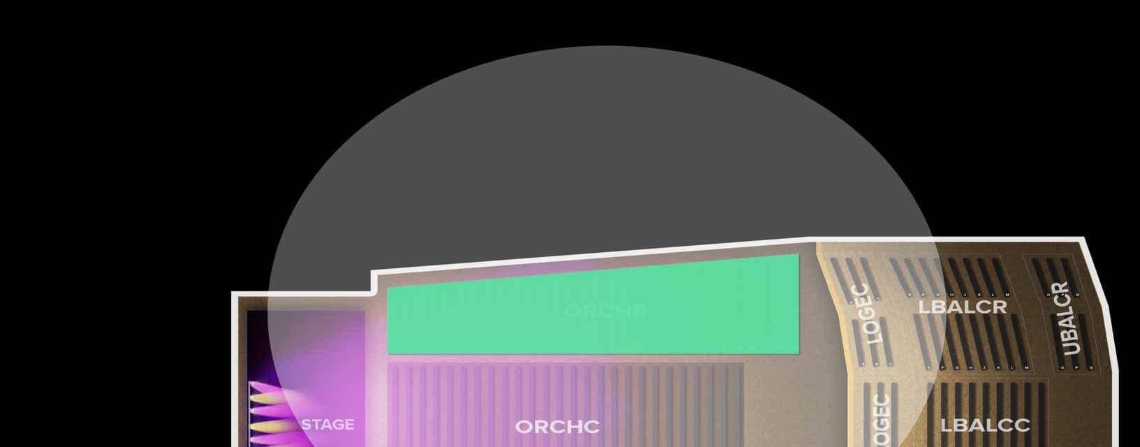 Seat view from Orchestra Right