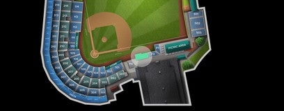 Seat view from Suites