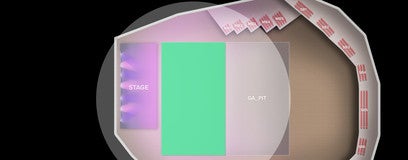 Seat view from Early General Admission