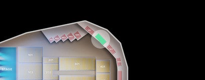 Seat view from Suite Box