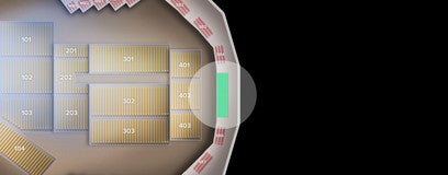 Seat view from Suite Box