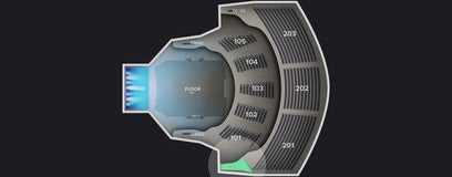 Seat view from West Box