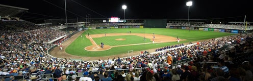 Seat view from Home Plate View