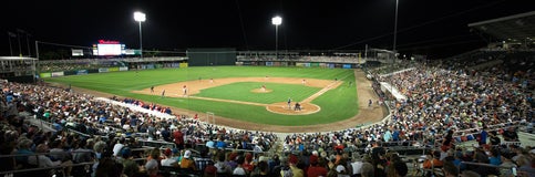 Seat view from Home Plate View