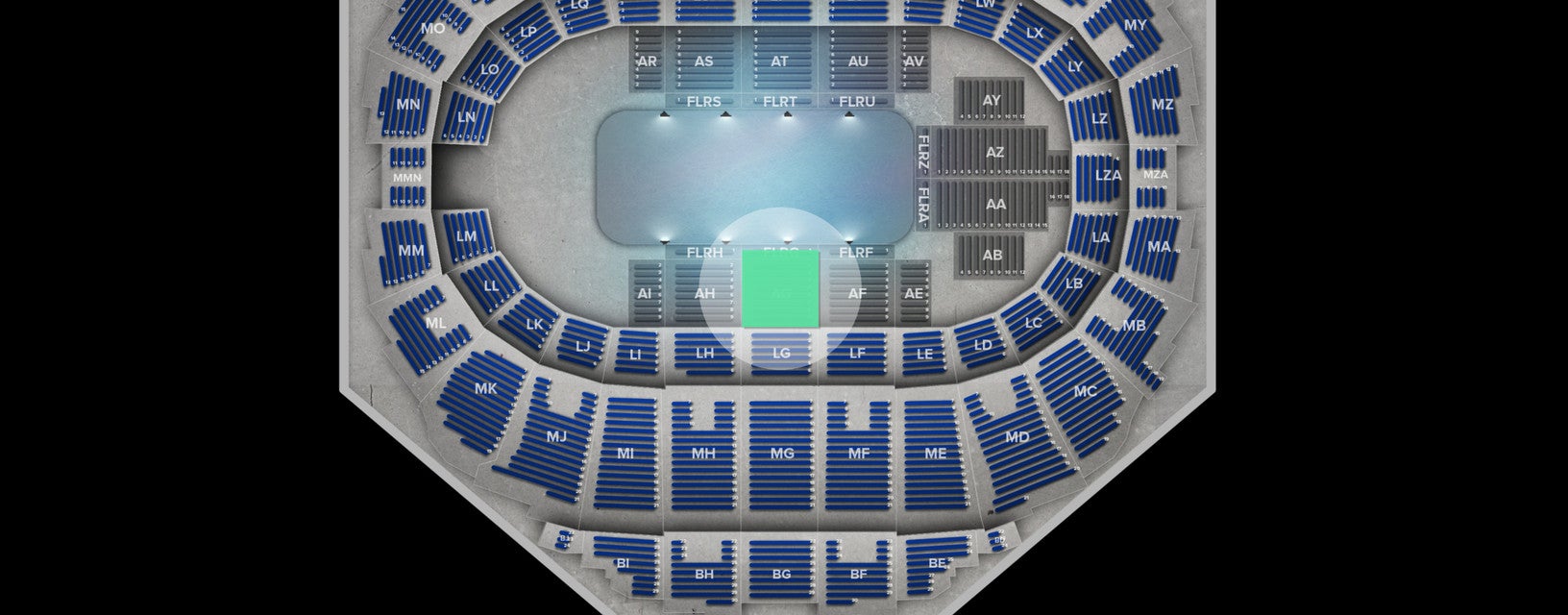 Seat view from Floor