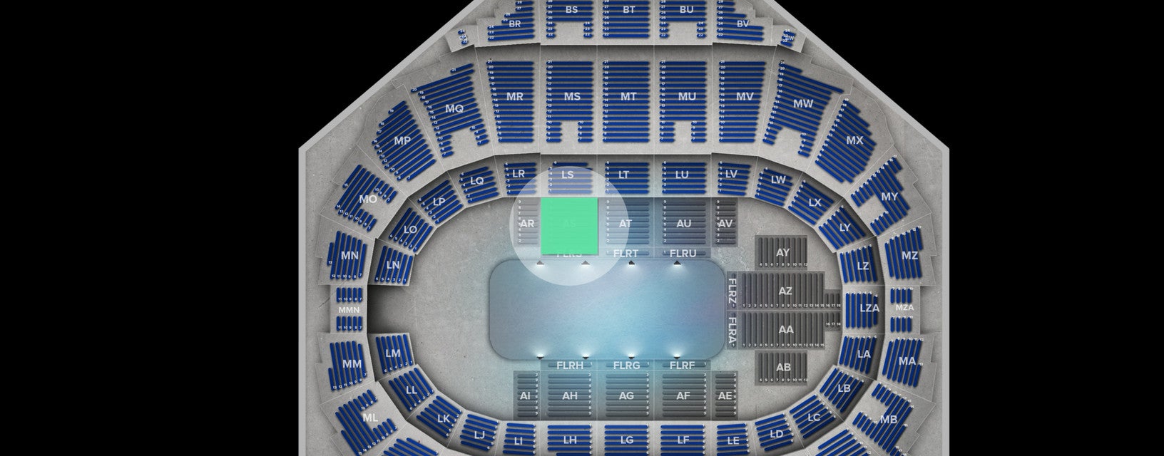 Seat view from Floor