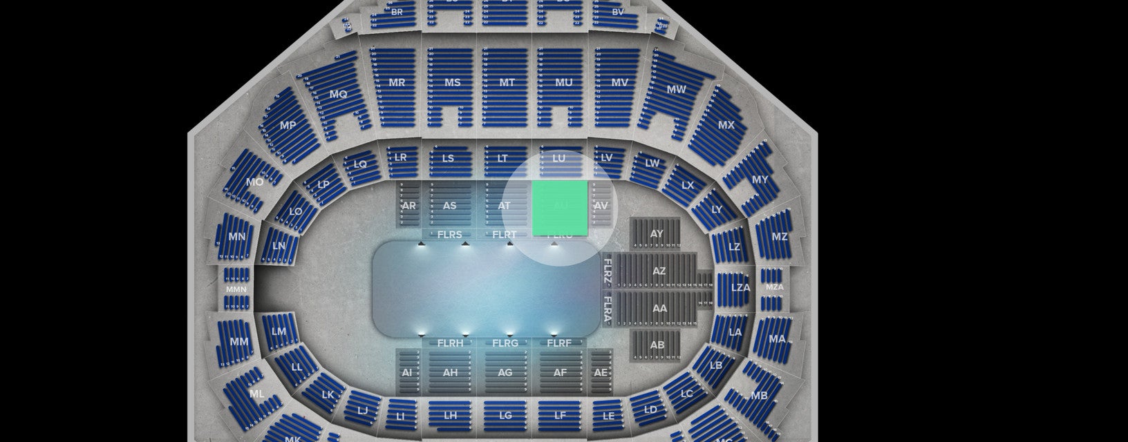 Seat view from Floor