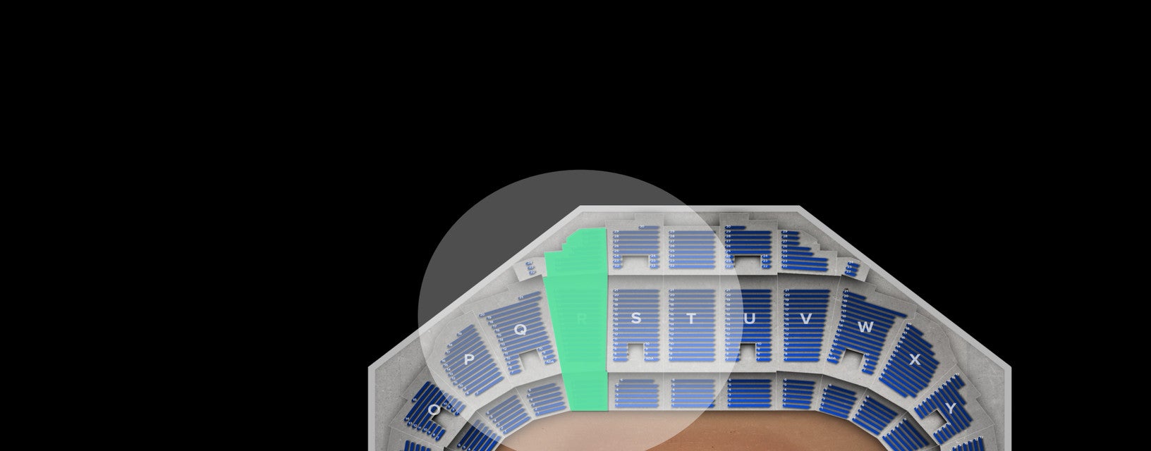 Seat view from Mezzanine