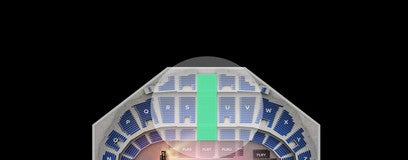 Seat view from Loge