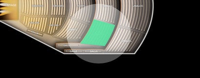 Seat view from Lower Balcony