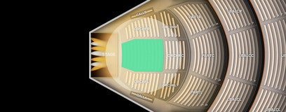 Seat view from Orchestra