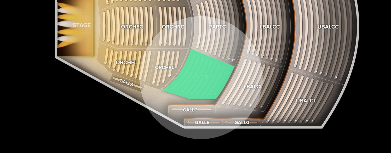 Seat view from Parterre