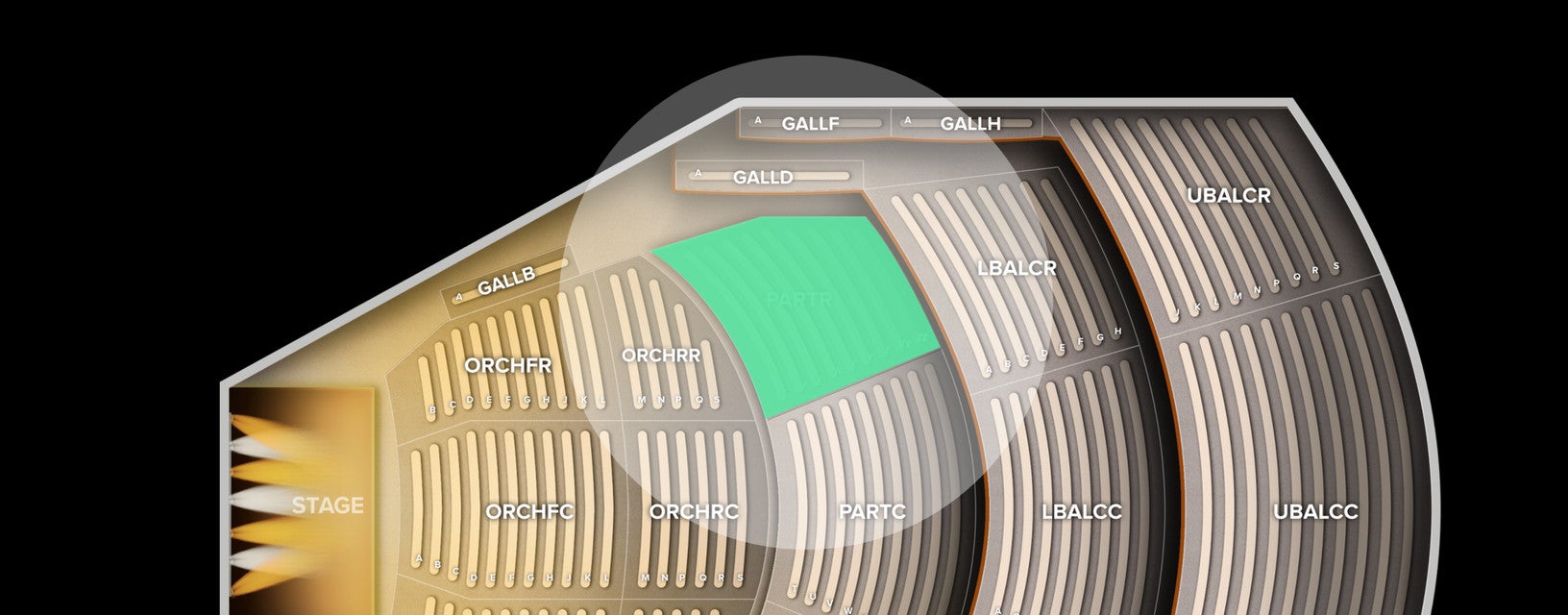 Seat view from Parterre