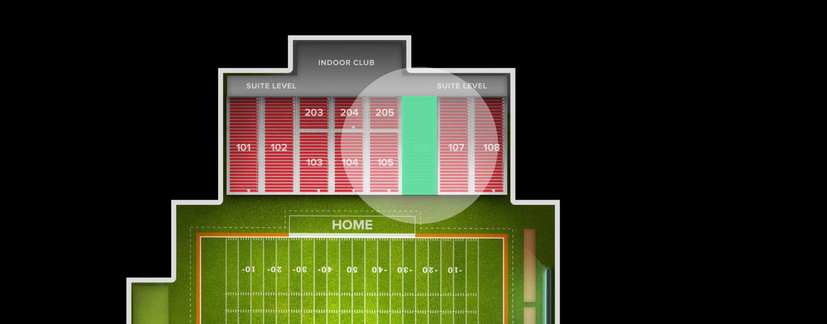 Seat view from Lower
