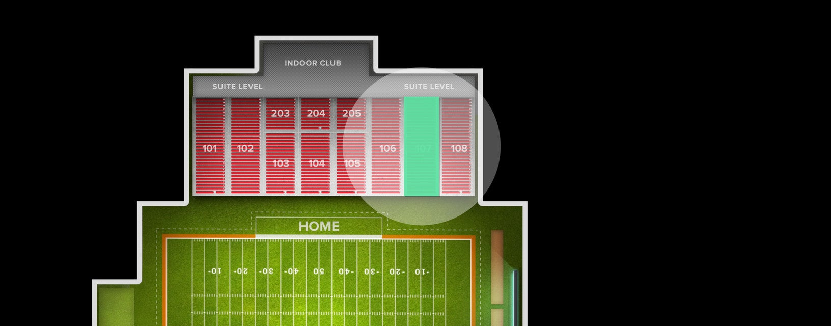 Seat view from Lower