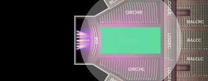 Seat view from Orchestra