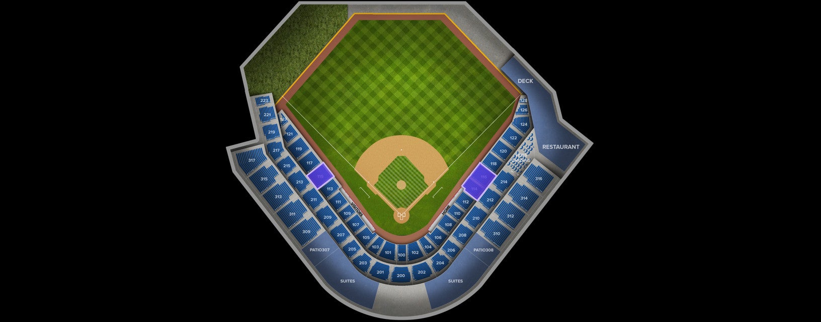 Seat view from Lower