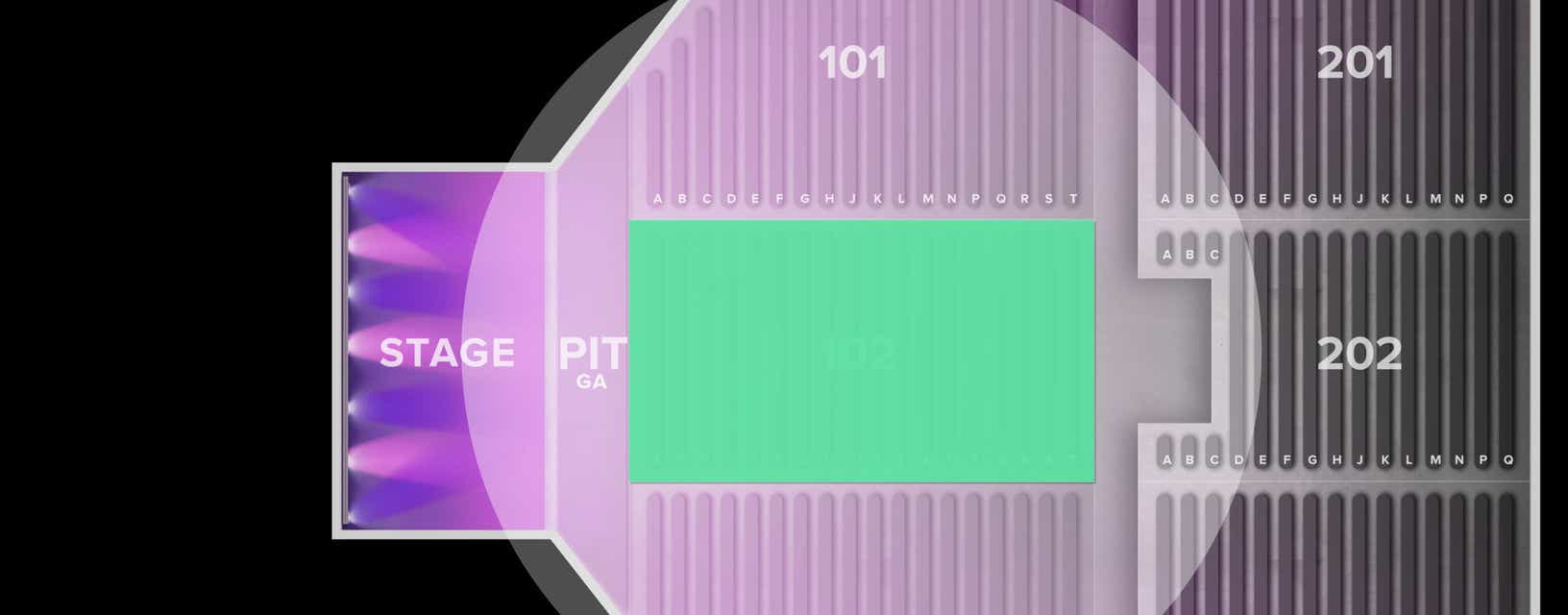 Seat view from Lower