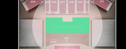 Seat view from General Admission