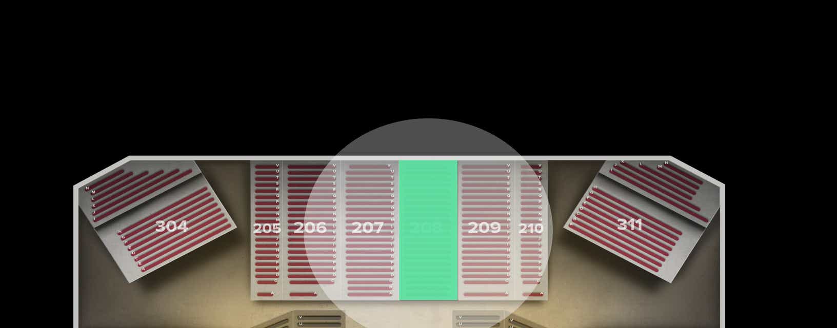 Seat view from Bleacher