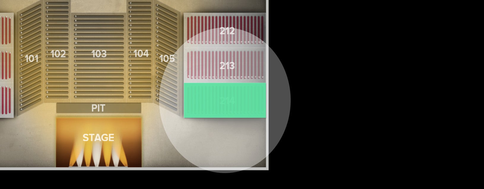 Seat view from Bleacher